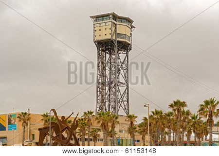 Torre San Sebastia Tower, Barcelona, Spain
