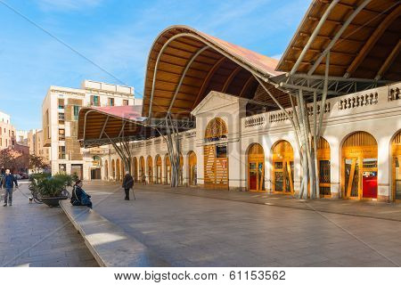 The Marcat De Santa Caterina In Barcelona, Spain
