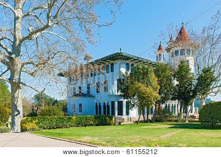 Old Corporate Building In Codorniu Winery In Sant Sadurni D'anoia, Spain
