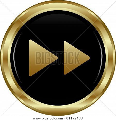 Black Gold Skip Button.