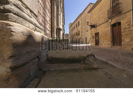 Street San Juan Of The Cruz, Baeza, Jaen Province, Andalusia, Spain