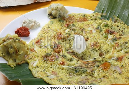 Tomato Dosa - A Spicy Pancake From South India