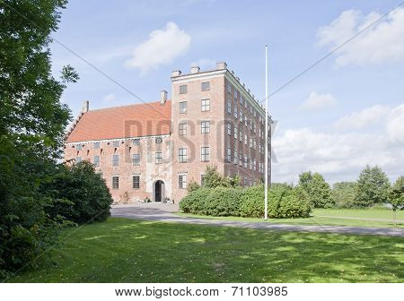 SVANEHOLM, SWEDEN - SEPTEMBER 06. Castle in Skane, Scania.