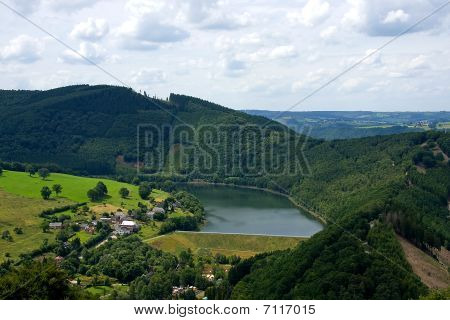 Пейзаж Coo в Бельгии