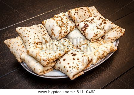 Pancakes with fillings