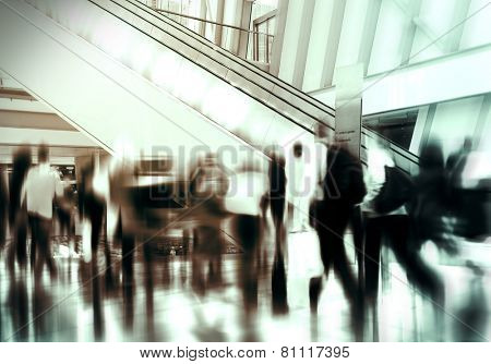 People Consumer Shopping Commuter Consumerism Crowded Concept