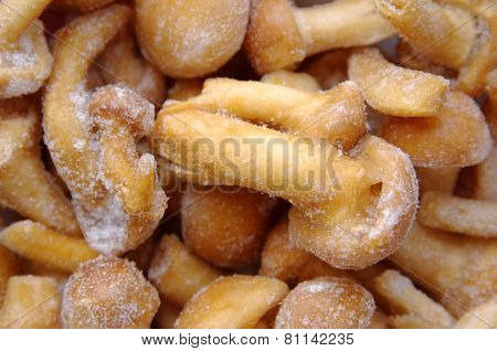 Frozen mushrooms