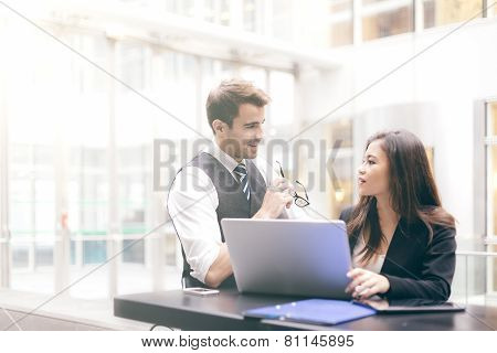 Business people meeting