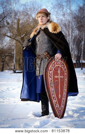 Old Russian Warrior Historical Reconstructor