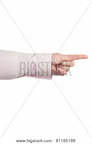 Business woman hand