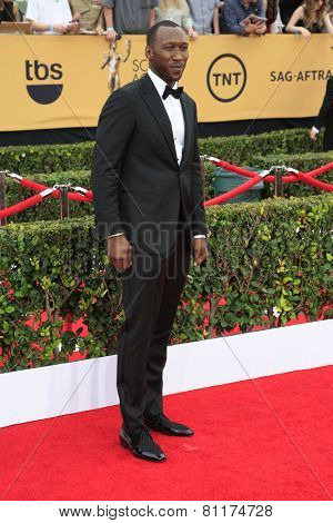 LOS ANGELES - JAN 25:  Mahershala Ali at the 2015 Screen Actor Guild Awards at the Shrine Auditorium on January 25, 2015 in Los Angeles, CA