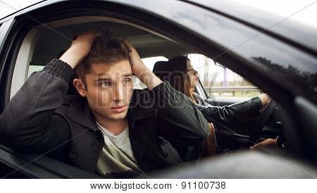 time before accident, traffic accidents, driving,female driver