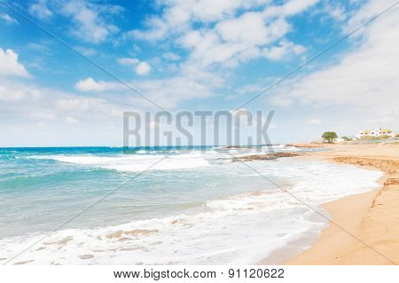 Malia beach, Crete, Greece