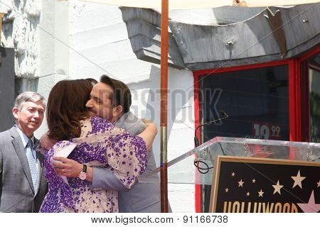 LOS ANGELES - MAY 19:  Ben Falcone, Melissa McCarthy at the Melissa McCarthy Hollywood Walk of Fame Ceremony at the TCL Chinese Theater on May 19, 2015 in Los Angeles, CA