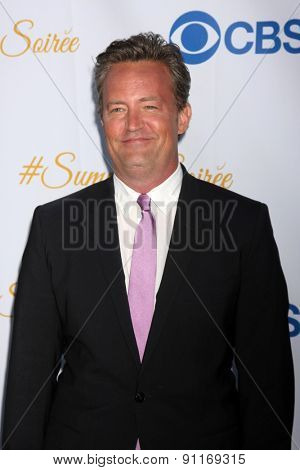 LOS ANGELES - MAY 18:  Matthew Perry at the CBS Summer Soiree 2015 at the London Hotel on May 18, 2015 in West Hollywood, CA