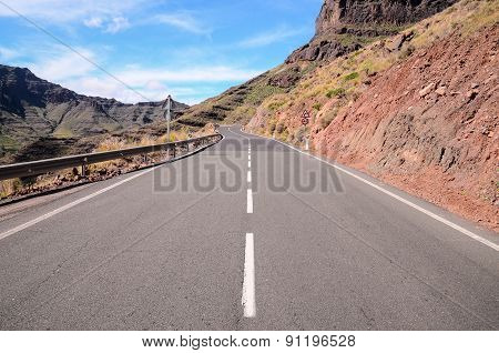 Volcanic Rock Basaltic Formation in Gran Canaria