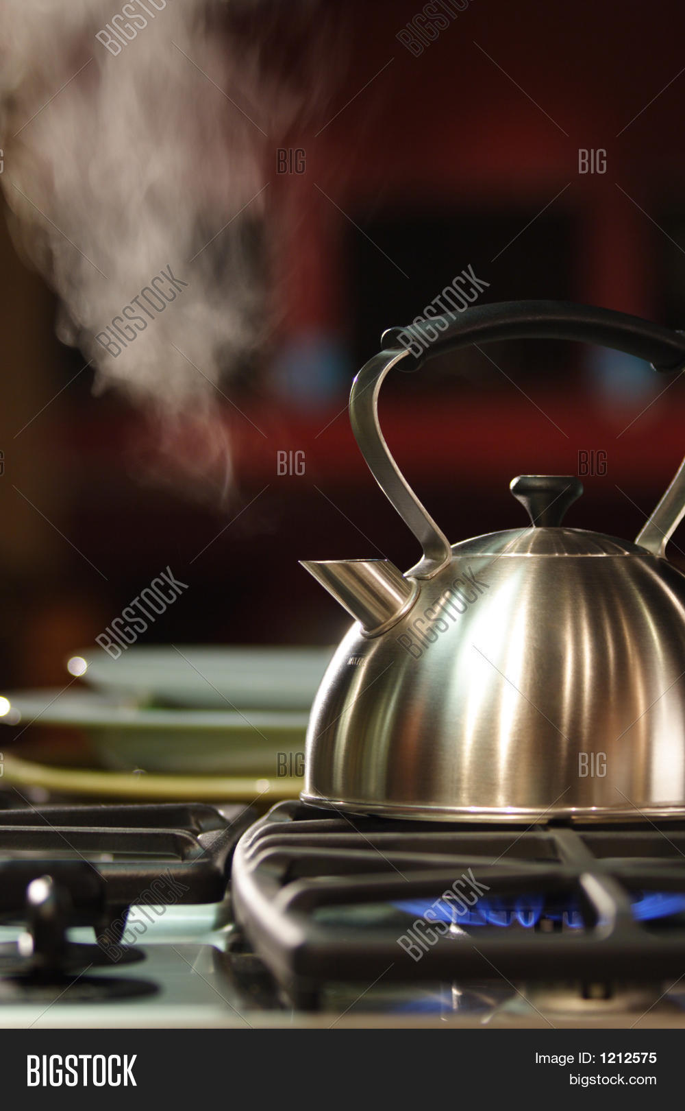 Steaming Tea Kettle Image & Photo (Free Trial) Bigstock