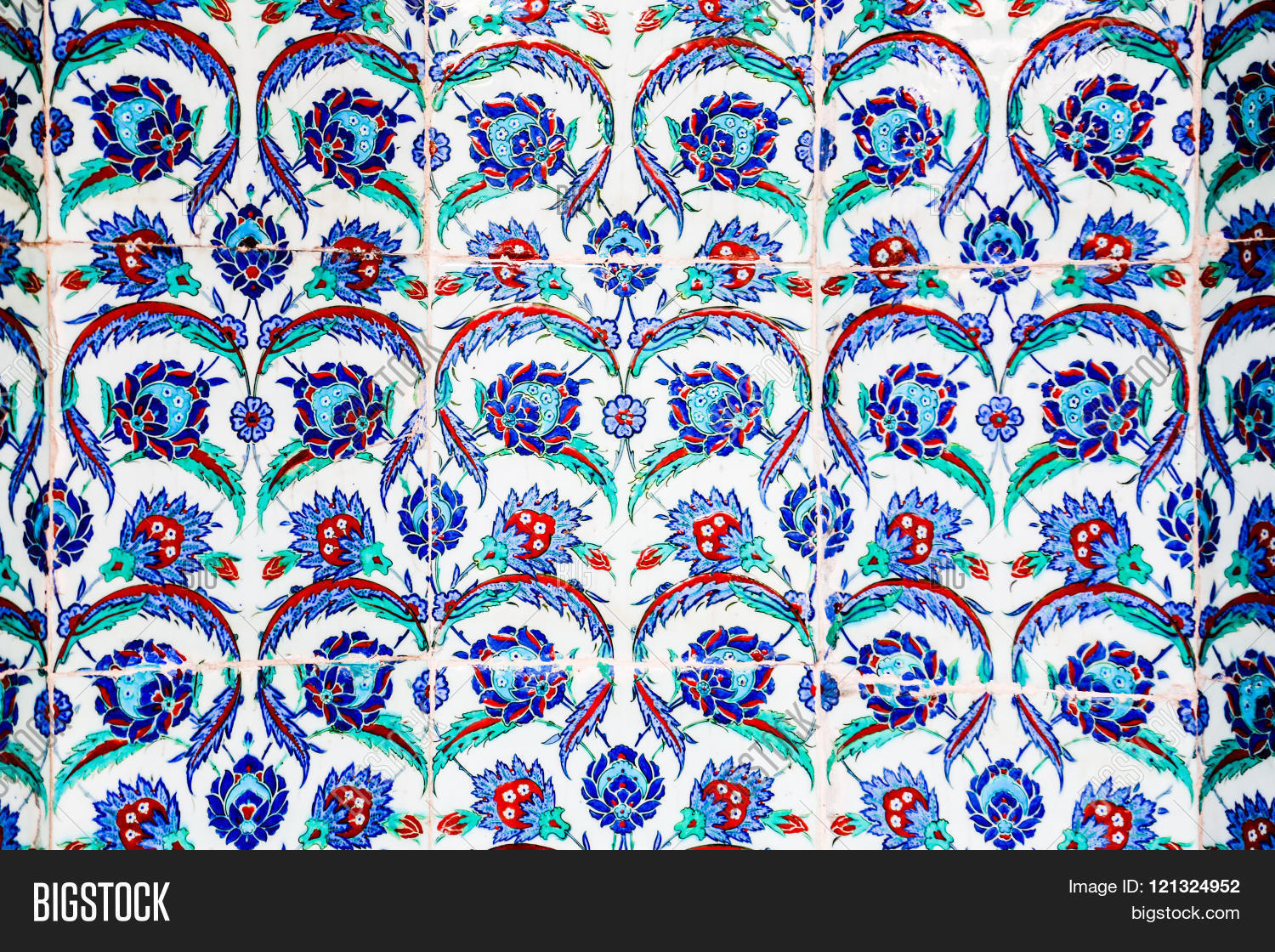 Turkish Blue Tile Image & Photo (Free Trial) | Bigstock