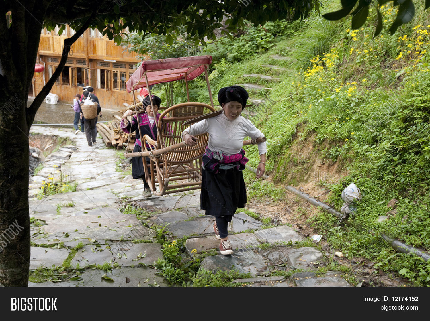 Hand Carried Chair >> Longji China May 22 Image Photo Free Trial Bigstock Hand Carried Chair >> Longji China May 22 Image Photo Free Trial Bigstock