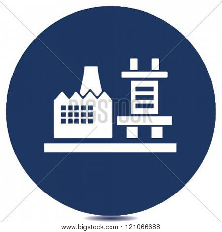 industial crane icon

