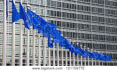 Eu Flags Brussels