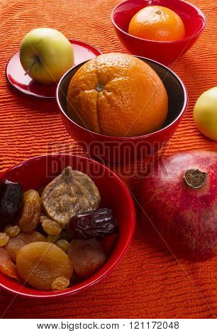 Dried And Fresh Fruits