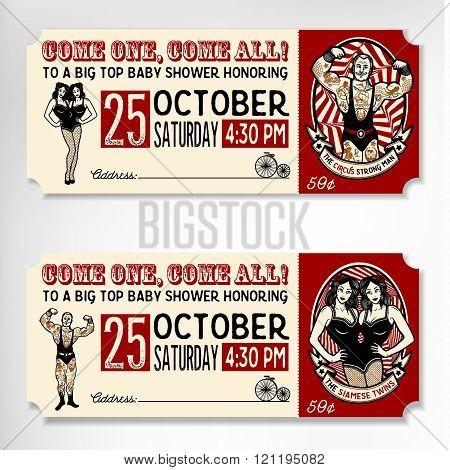 Vintage Circus Ticket