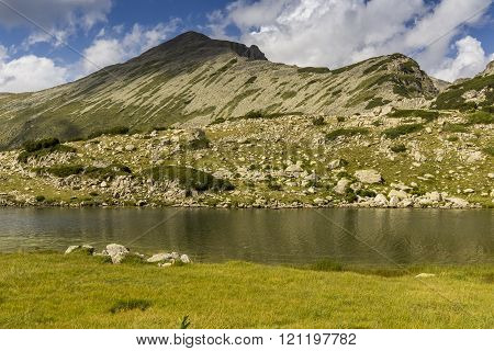 Valyavishko Lake and Polezhan peak, Pirin Mountain, Bulgaria