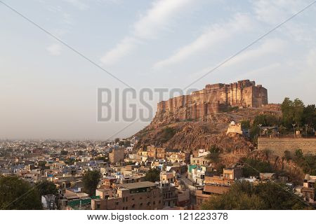 Jodhpur city in Rajasthan, India
