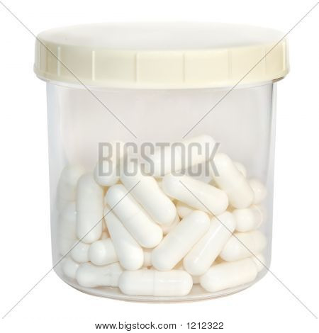 Kapsle a láhev W/cesta