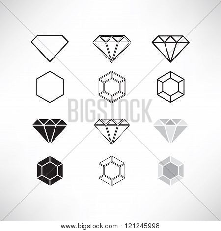 Diamond Icon Set