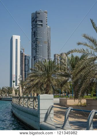 the Promenade of abu Dhabi in the uae