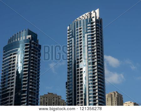 the City of Dubai in the united arabian emirates