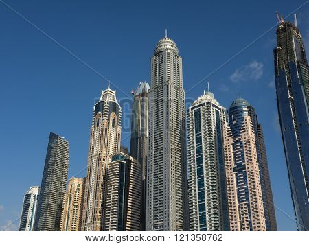 Skyscraper in the famous City of dubai