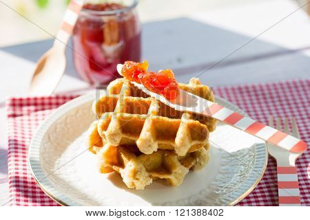 Delicious Homemade Waffles