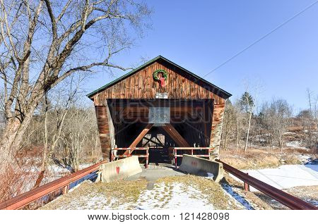 Hammond Covered Bridge in Pittsford, Vermont