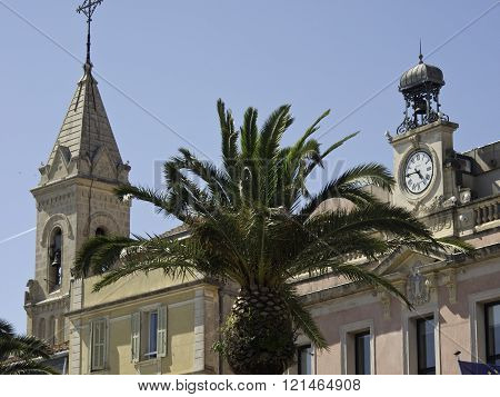 sanary sur mer at the French coast