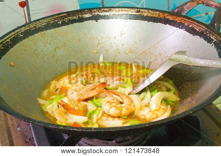 Stir-fried Stink Bean With Shrimp