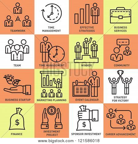 set icons in Business