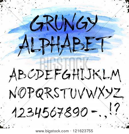 Hand drawn font
