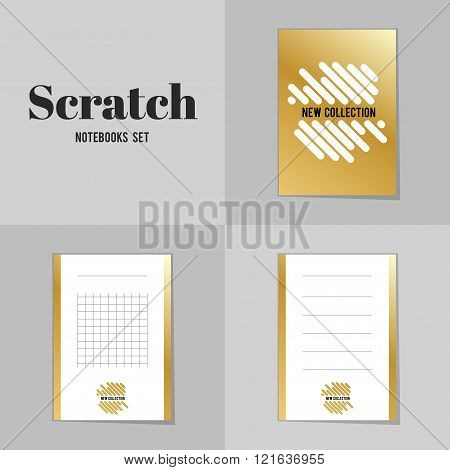Collection Scrath Line Notebooks