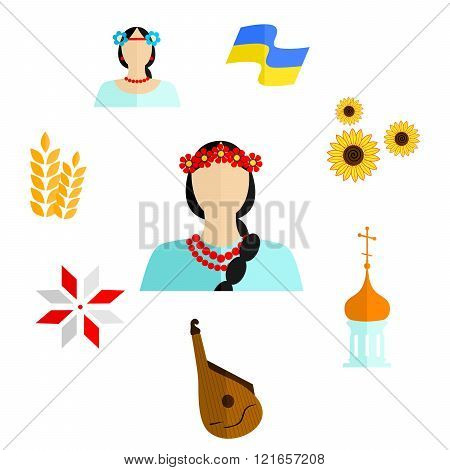 Ukraine Flat Dsign