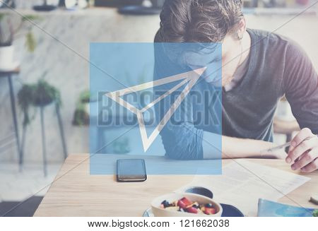Paperplane Airplane Aircraft Fly Freedom Plane Concept