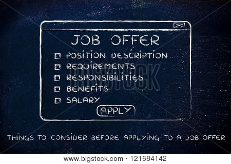 Things To Consider Before Applying To A Job Offer