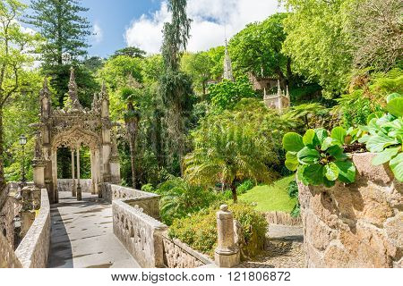 The Regaleira Palace (known As Quinta Da Regaleira) In Sintra