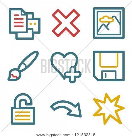 Image viewer web icons