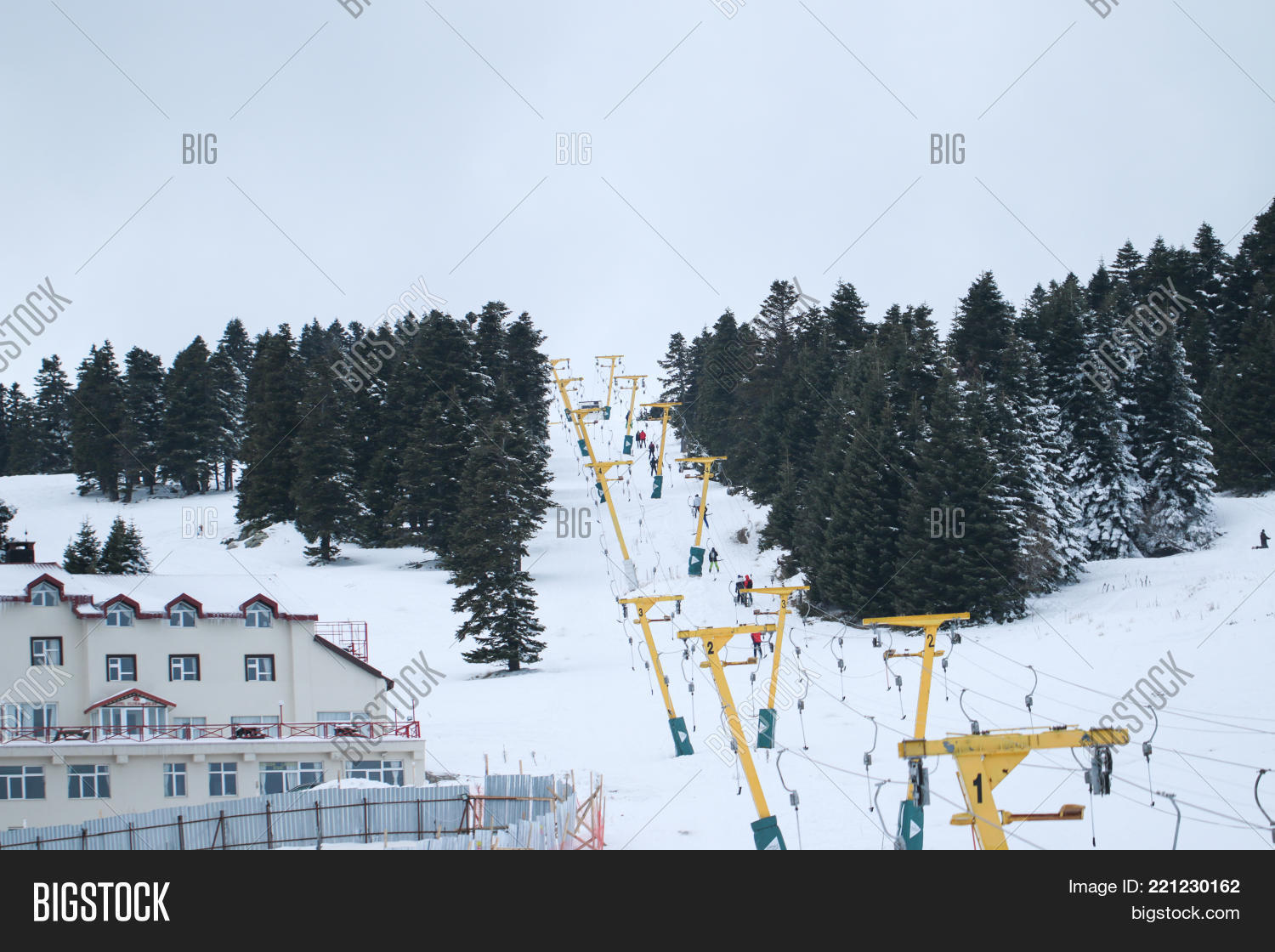 Skiing Ski Resort Image Photo Free Trial Bigstock