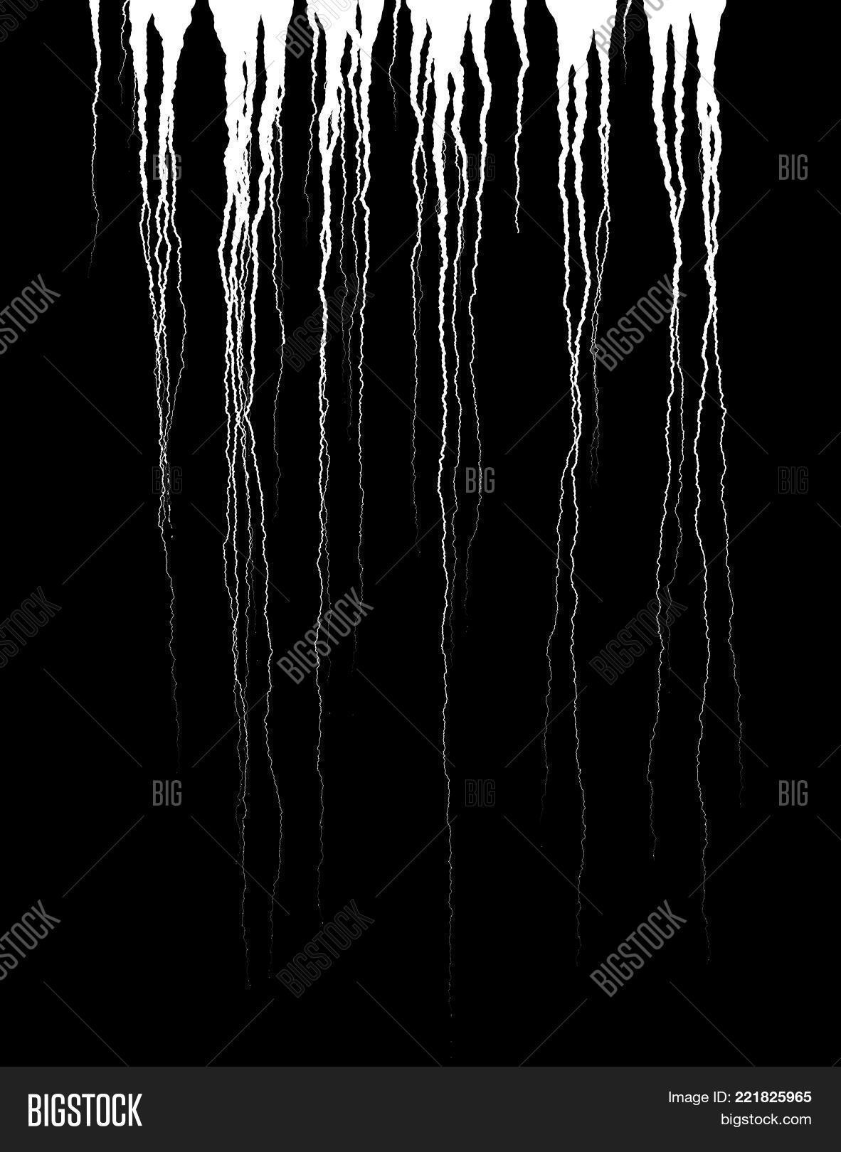 White Paint Dripping Vector Photo Free Trial Stock White Paint Dripping Streaks Vector Grunge Ilration