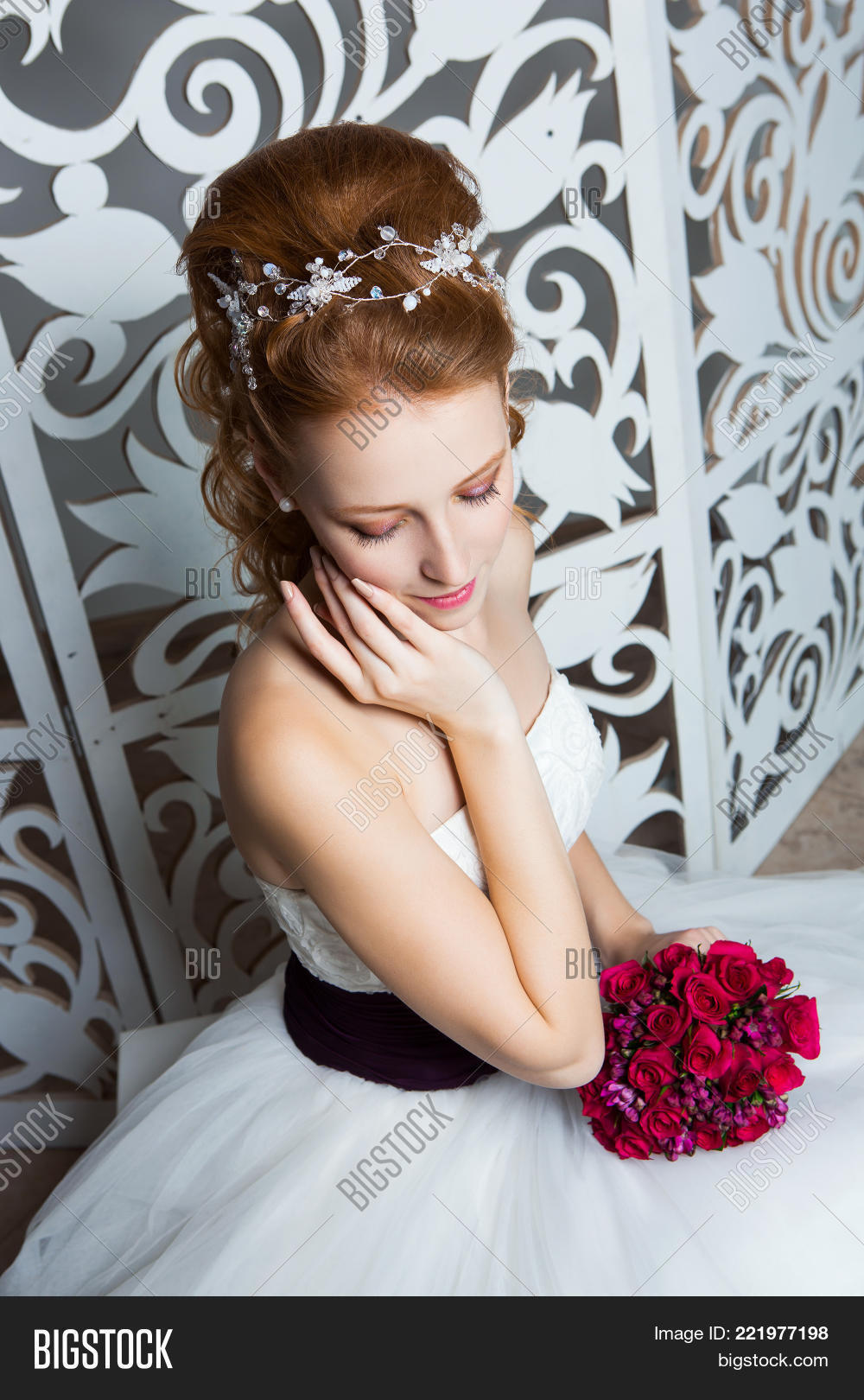 Beautiful Red Hair Image Photo Free Trial Bigstock