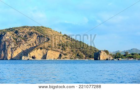 Beautiful Tyrrhenian sea coastline landscape. Cilento and Vallo di Diano National Park, Salerno, Italy